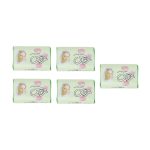 صابون عروس سبز 75 گرم بسته 5 عددی - Image 5