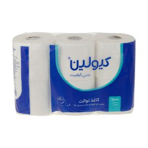دستمال توالت کیولین بسته 6 عددی