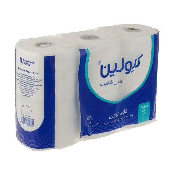دستمال توالت کیولین بسته 6 عددی - Image 2