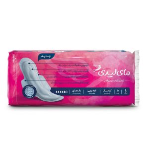 نوار بهداشتی بالدار مای لیدی Classic Pink بزرگ 10 عددی