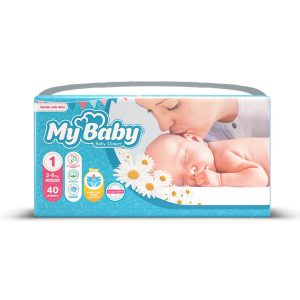 پوشک مای بیبی سایز 1 بسته 40 عددی