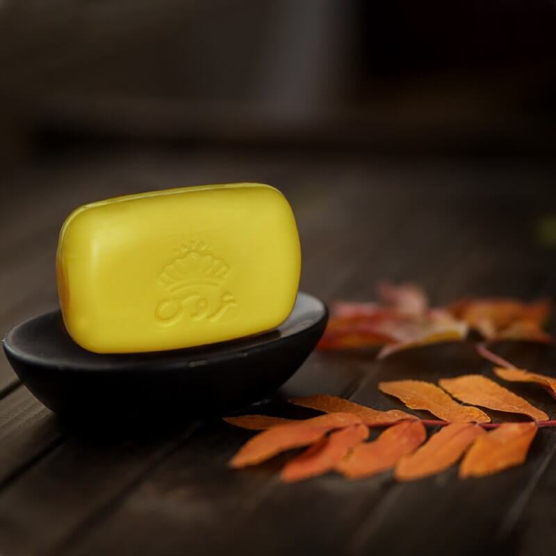 صابون عروس زرد 75 گرم بسته 5 عددی