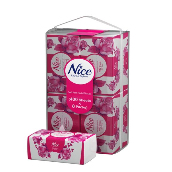 دستمال کاغذی 3200 برگ نایس پک نایلونی نایس دستمال کاغذی 3200 برگ نایس پک نایلونی نایس