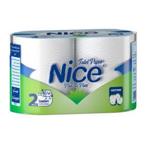 دستمال توالت حجیم شده 2 رول نایس