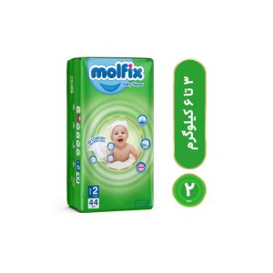 پوشک مولفیکس چسبی سایز 2 بسته 44 عددی
