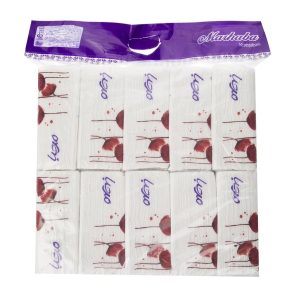 دستمال کاغذی مرحبا 100 برگ بسته 10 عددی