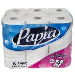 دستمال حوله ای پاپیا بسته 6 عددی